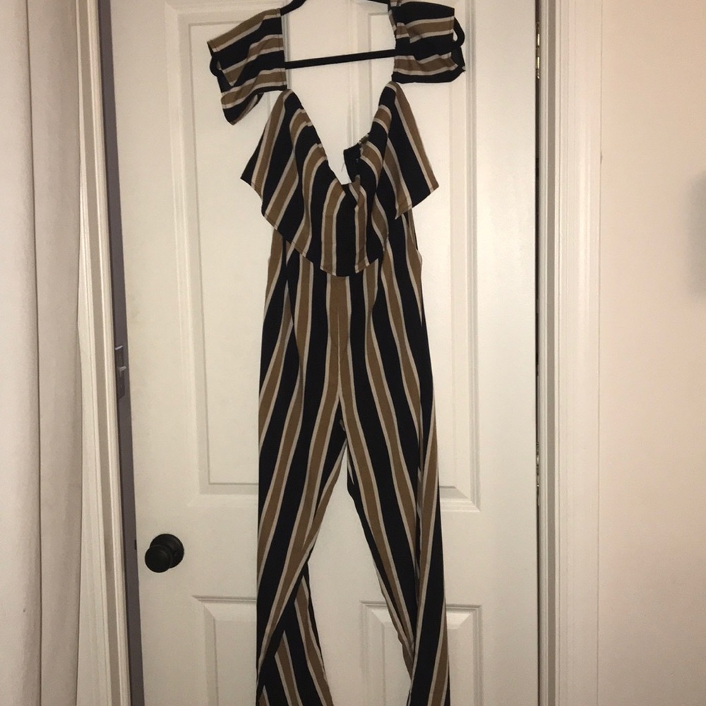 Stripe jumpsuit